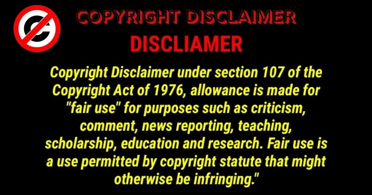 Copyright Disclaimer
