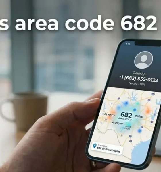Where is Area Code 682 Located